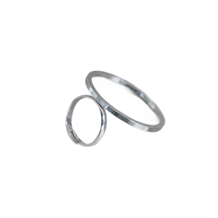 Minimalist Gold-Plated Ring Set Karnz