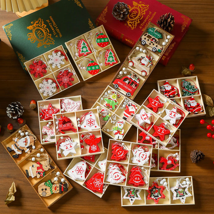 Festliche Baumförmige Ornamente Karnz