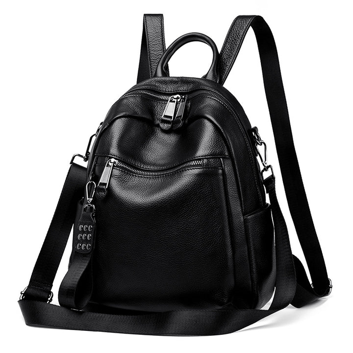 Vielseitiger Multifunktionaler Leder Rucksack Karnz