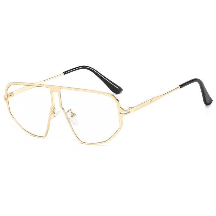 Damen auffällige Sonnenbrille im hexagonalen Design Karnz