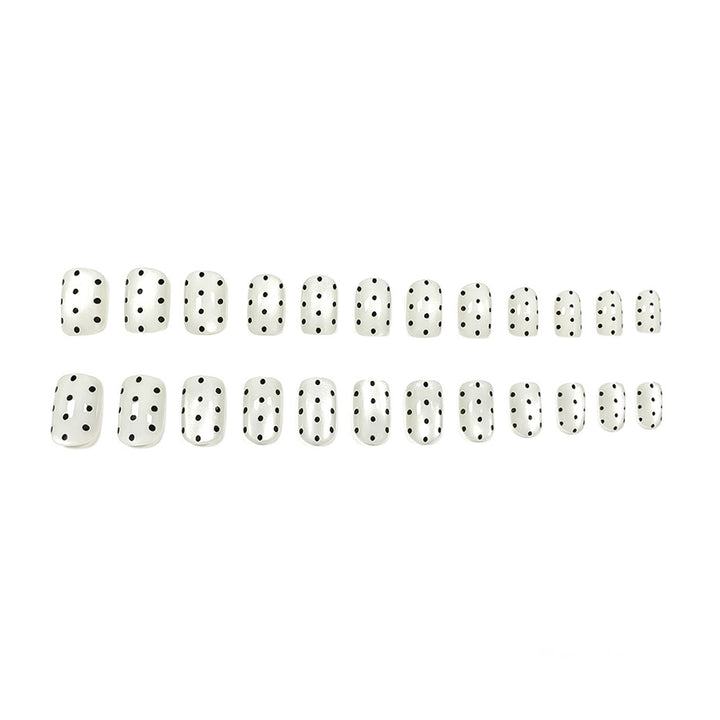 Elegante Punktmuster Nagelkunst Verbesserungen Karnz