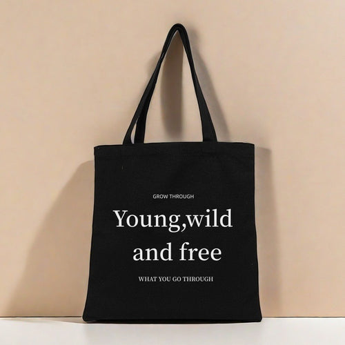 Motivational Canvas Tote Bag Karnz