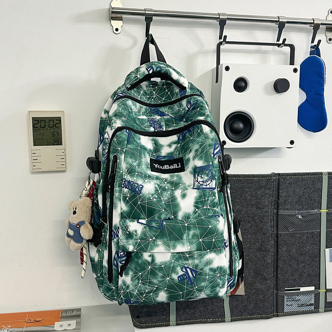 Trendiger Gemusterter Rucksack Karnz