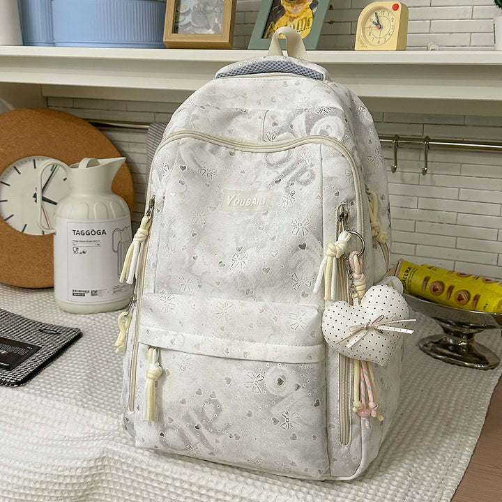Stilvolle floral-geprägte Rucksack Karnz