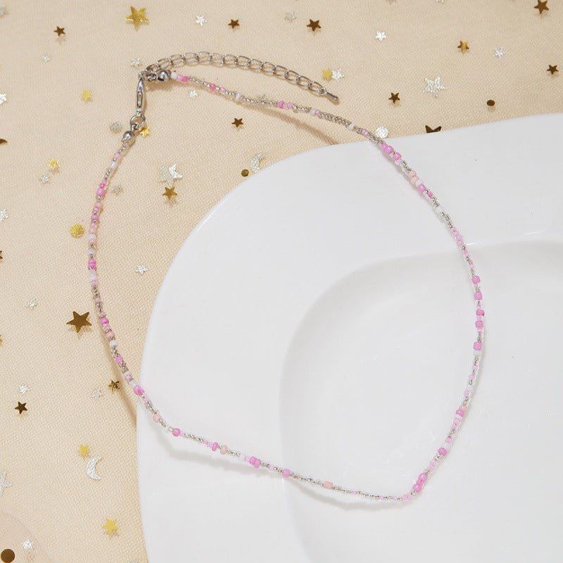 Handgefertigtes Perlen Choker Halsband Karnz