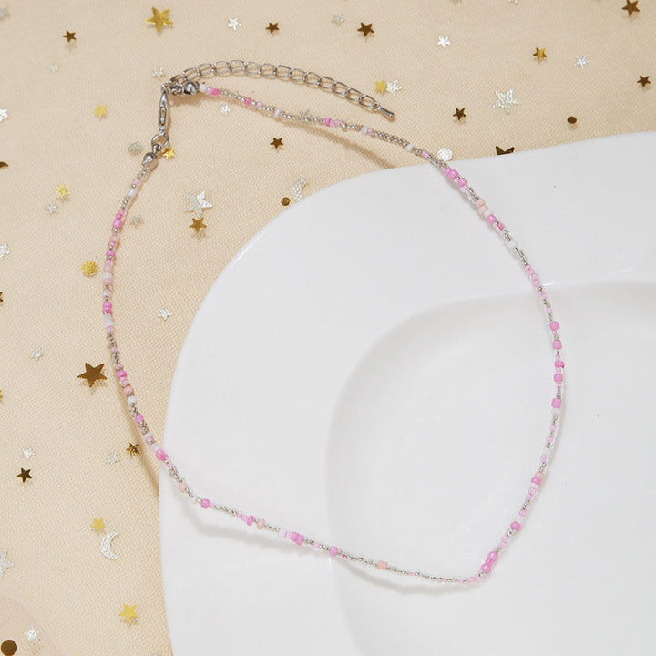 Handgefertigtes Perlen Choker Halsband Karnz