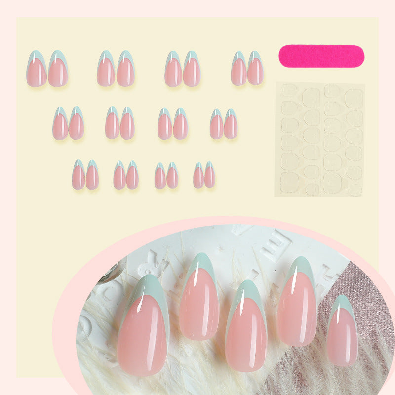 Elegantes Press-On-Nail-Set mit weichem Gel-Finish Karnz