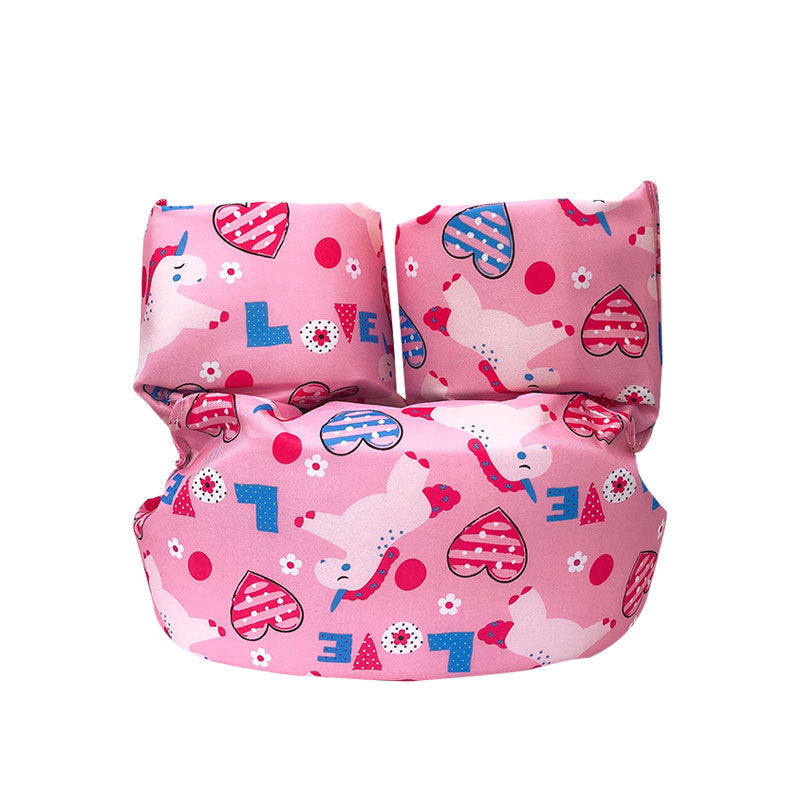 Damen Aufblasbare Schwimmhilfe mit farbigem Flamingo-Design Karnz