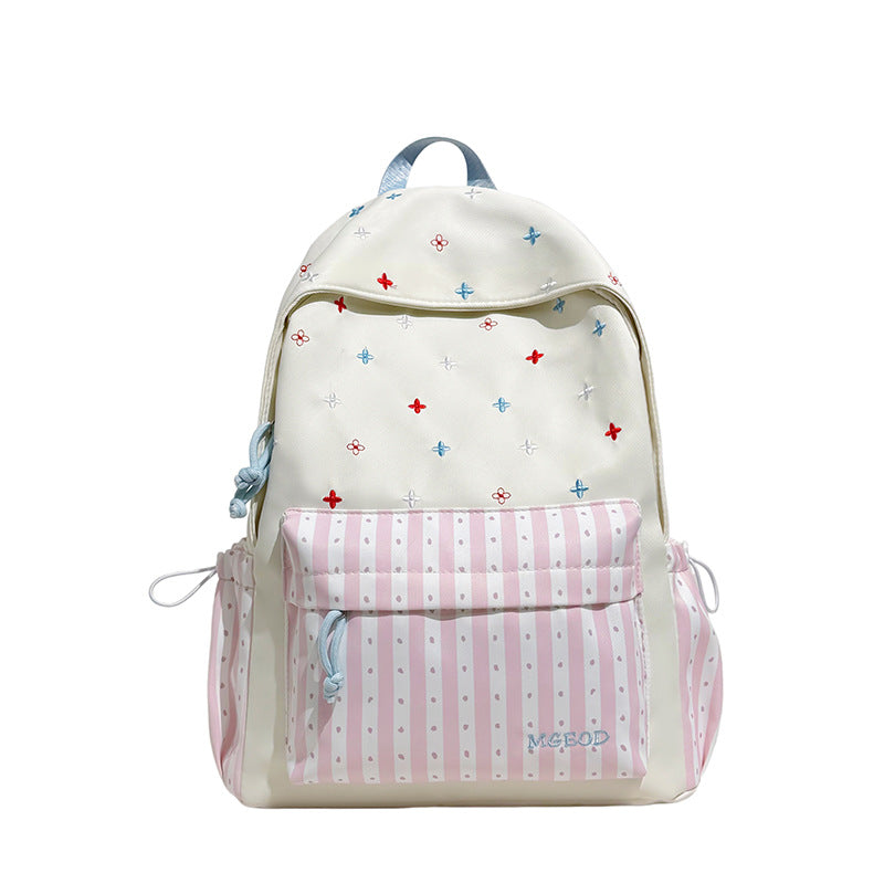 Dekorative Floral Bestickte Rucksack Karnz