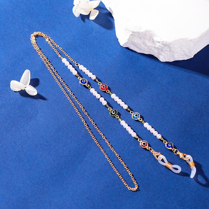Dekorative Multi-Color Brillen Kette Karnz