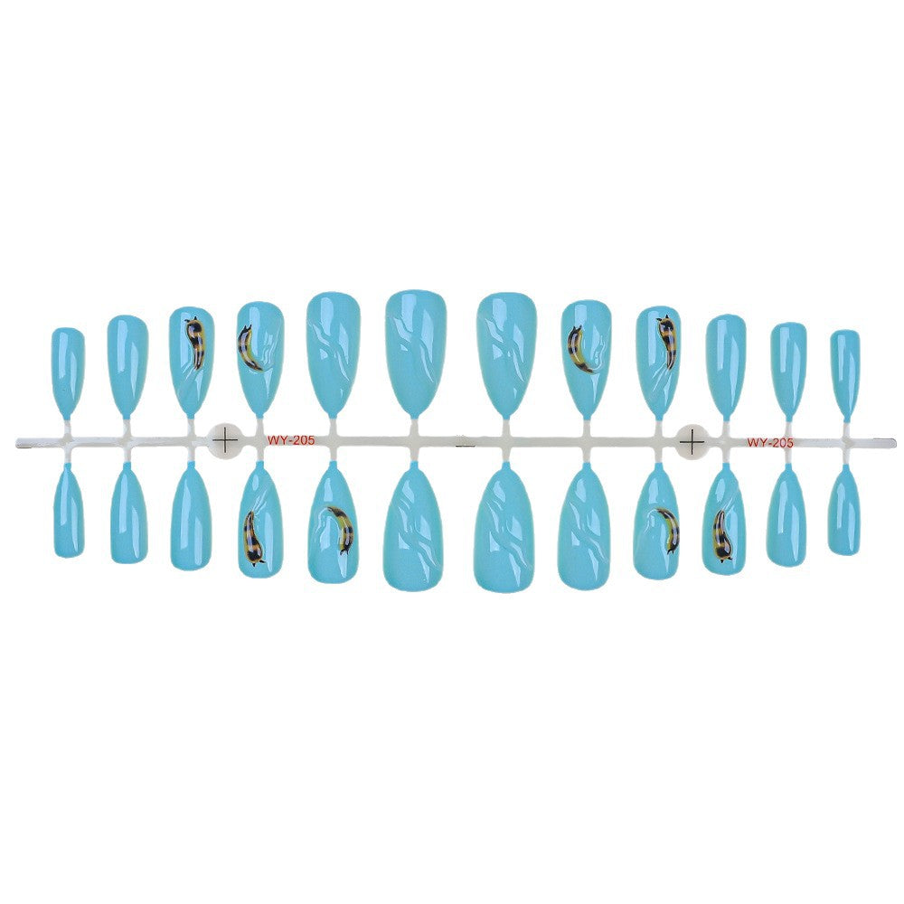 Stylisches dekoratives Druck-Nagelset Karnz