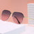Damen elegante Piloten-Sonnenbrille mit hohem UV-Schutz und stilvollem Rahmen Karnz