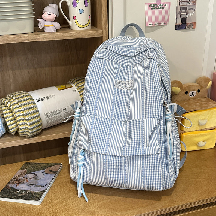 Stylische gestreifte Freizeit-Rucksack Karnz