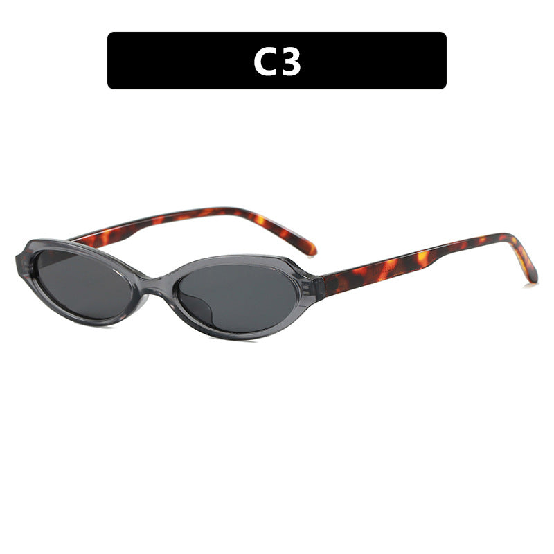 Damen elegante Sonnenbrille im stylischen Ovaldesign Karnz