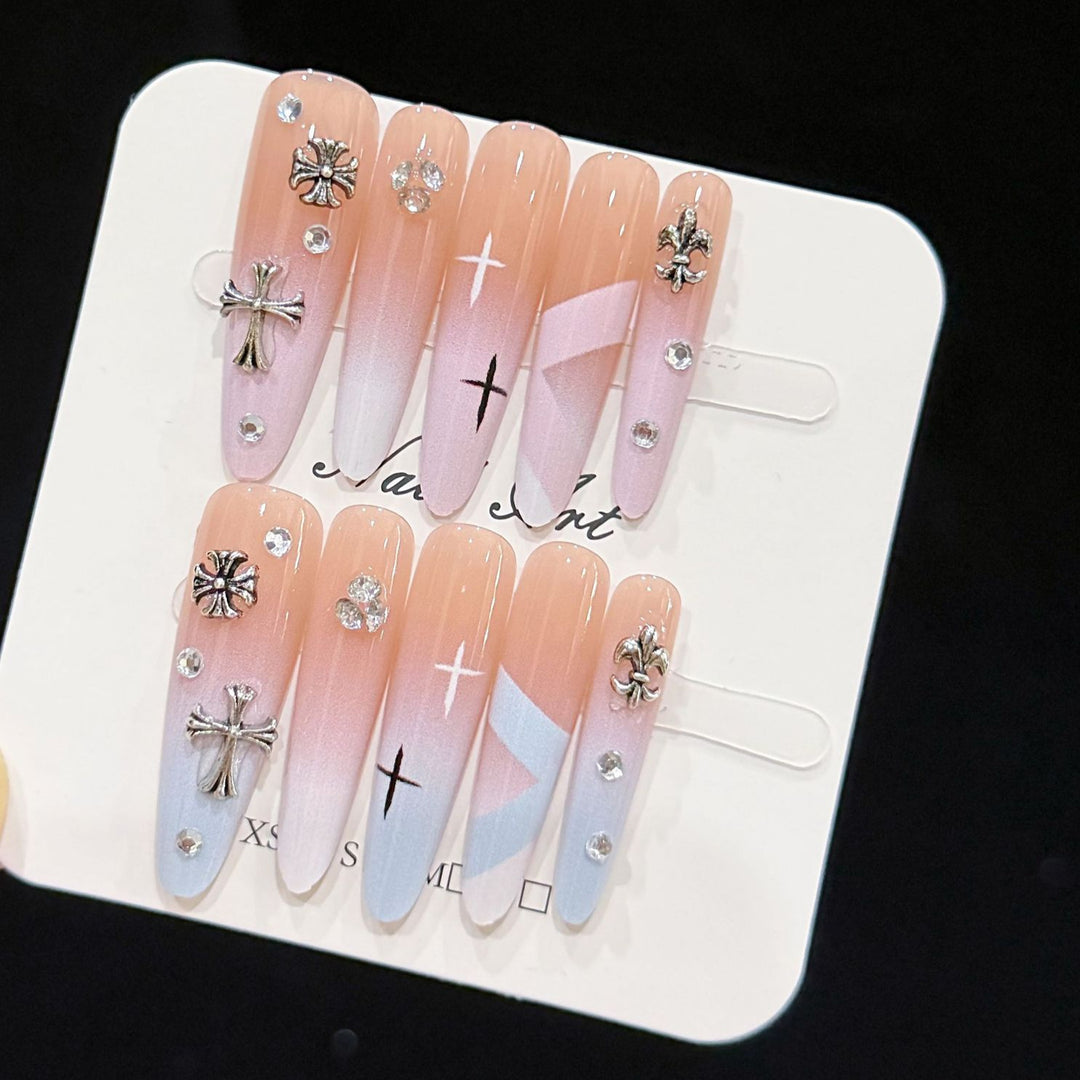 Dekoratives Press-On Nageldesign Set Karnz