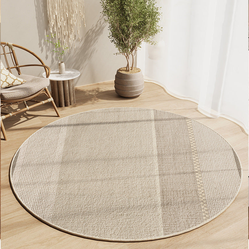 Eleganter runder Teppich