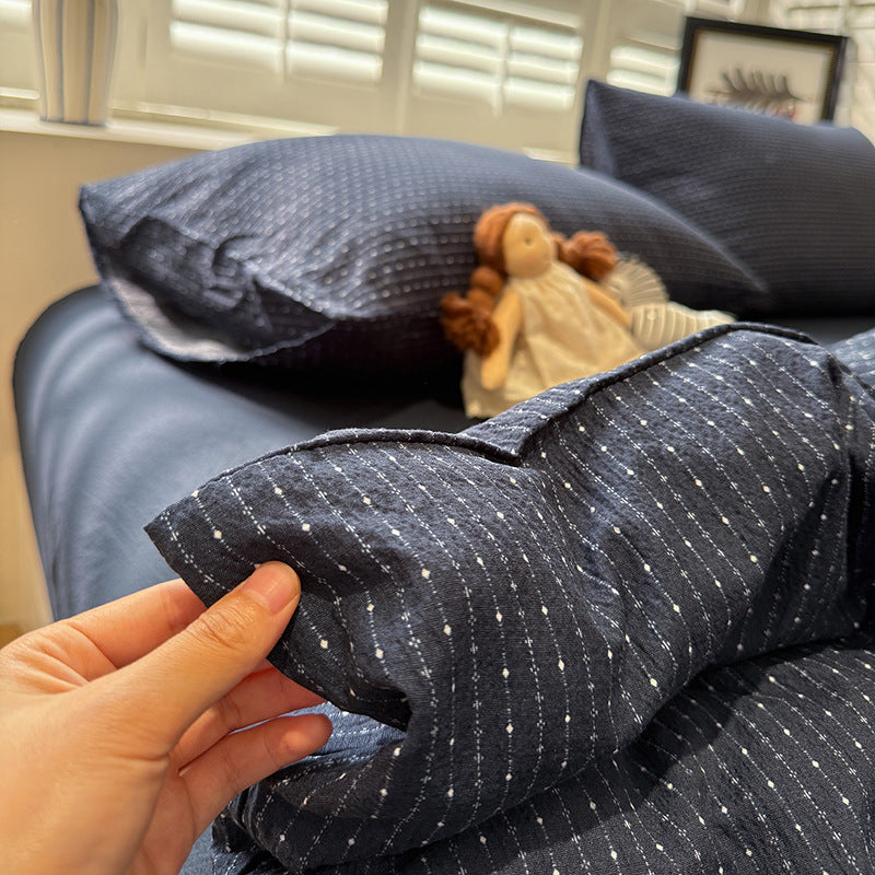 Premium Weiches Gestreiftes Quilt Set