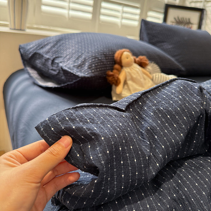 Premium Weiches Gestreiftes Quilt Set