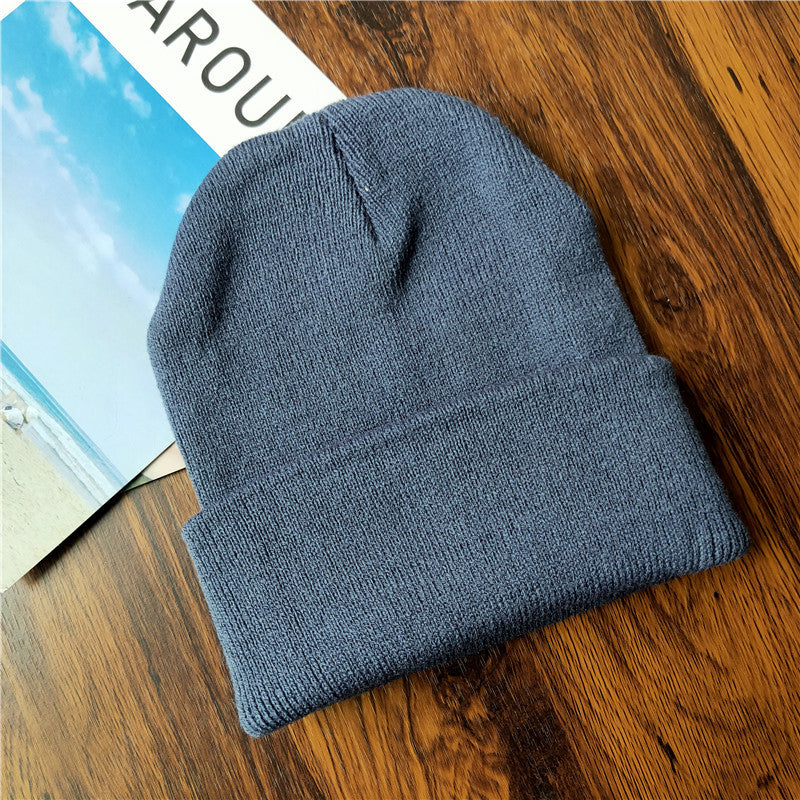 Warme Strickmütze