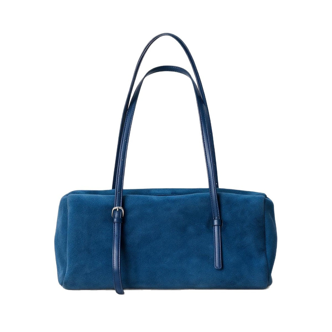 Lange-Träger Wildleder Box Tote Tasche