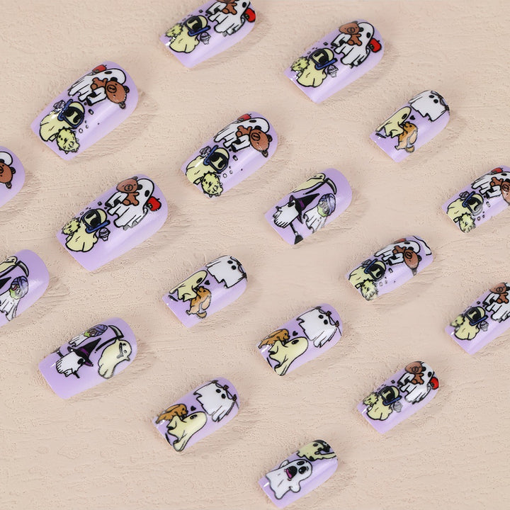 Kreatives Nagelset mit Cartoon-Motiven Karnz