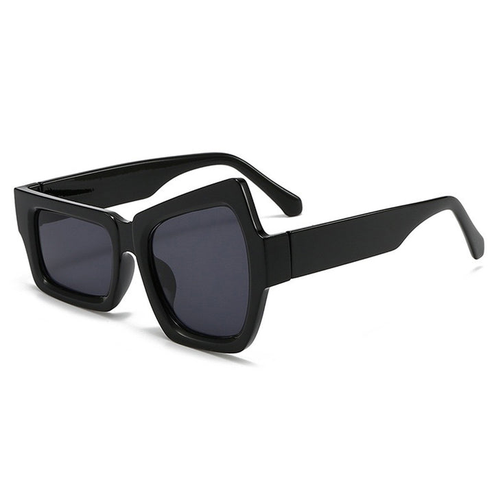 Bold Geometric Frame Sonnenbrille