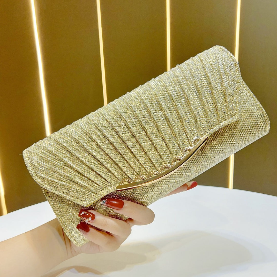 Texturierte Abend-Clutch