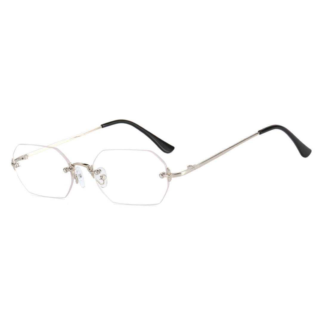 Damen modische Sonnenbrille mit innovativem hexagonalen Design und UV-Schutz Karnz