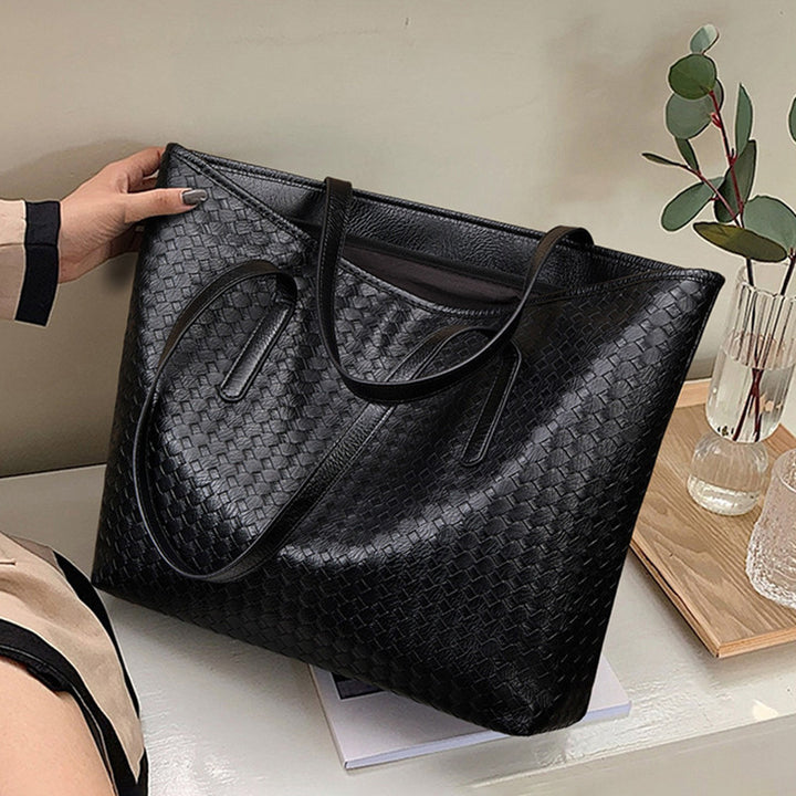 Woven Leather Tote Bag Karnz