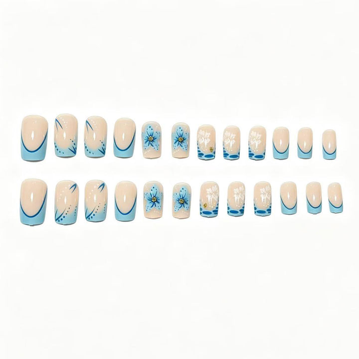 Artisan Floral Acryl Press-On Nagelset Karnz