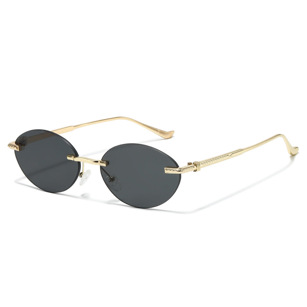 Retro-inspirierte ovale Sonnenbrille Karnz 1787812325