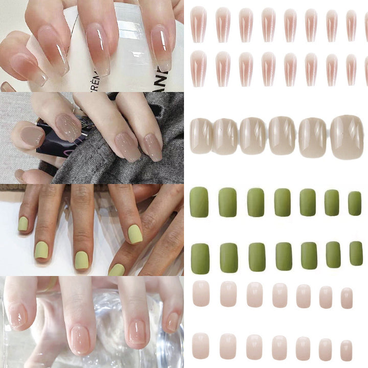 Premium Glänzendes Press-On Nagelset Karnz 1790727317