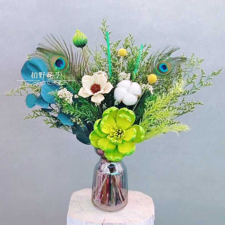 Charmante Trockenblumenarrangement