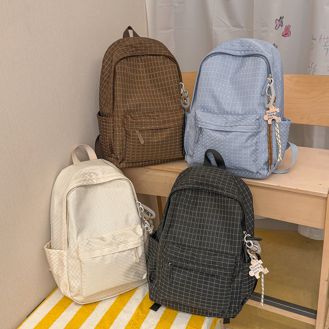 Casual Karierter Rucksack Karnz