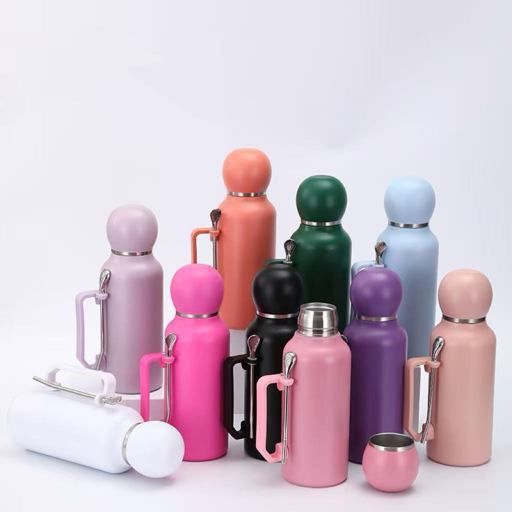 Damen isolierte Multifunktions-Trinkflasche mit integriertem Teesieb Karnz