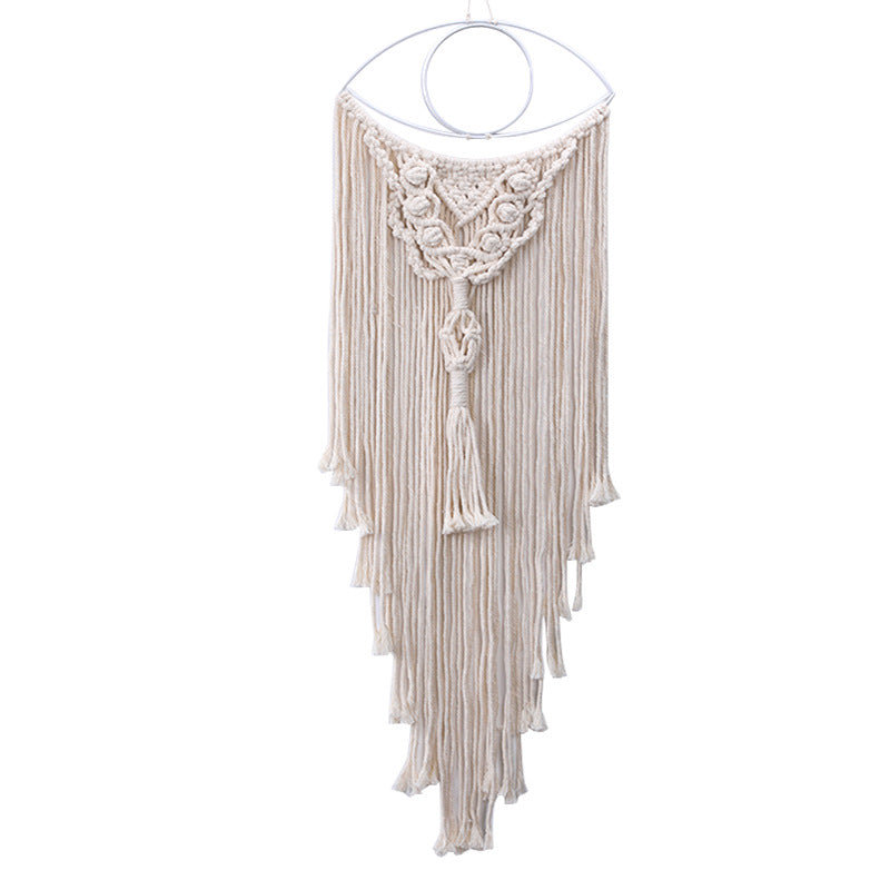 Dekorativer Makramee Wandbehang mit Boho-Design Karnz
