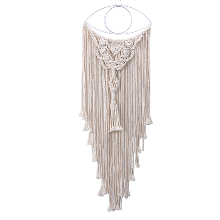 Dekorativer Makramee Wandbehang mit Boho-Design Karnz