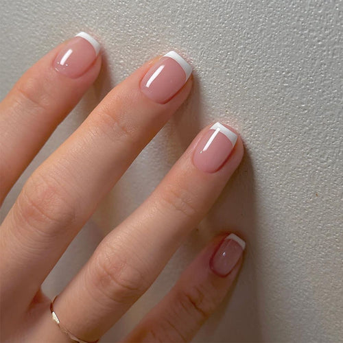 Luxus Glänzendes Press-On Nagelset Karnz