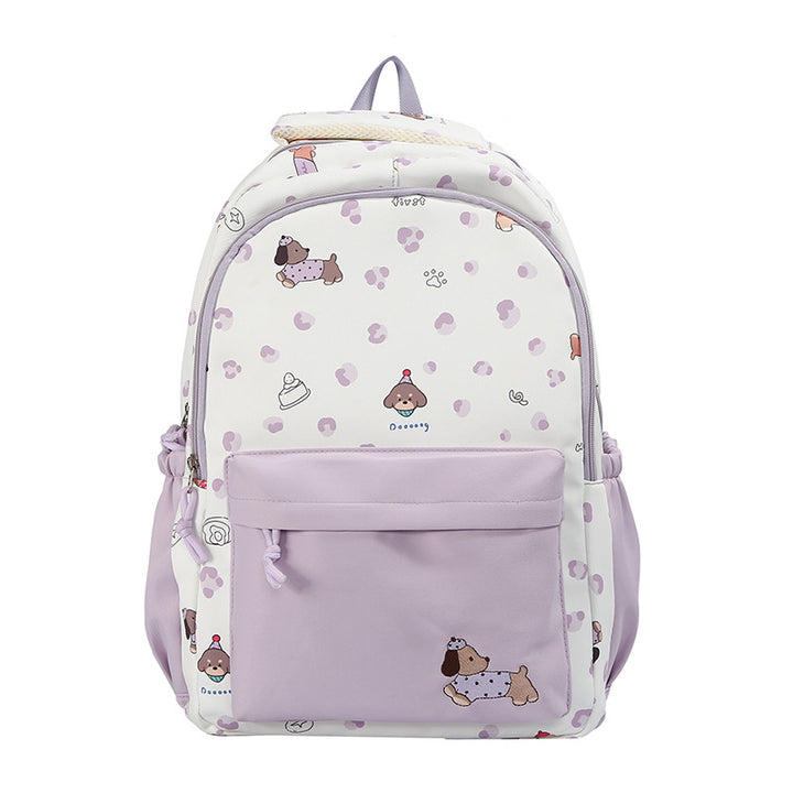 Verspielter Rucksack im Cartoon-Stil