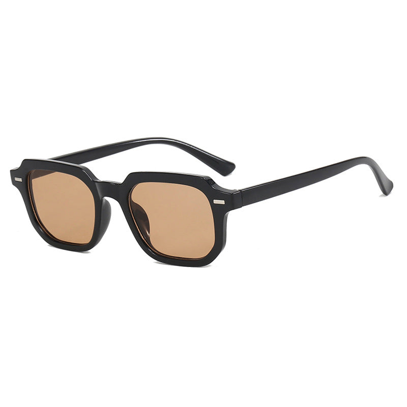 Damen quadratische Sonnenbrille mit stilvoller Rahmenstruktur und UV-Schutz Karnz