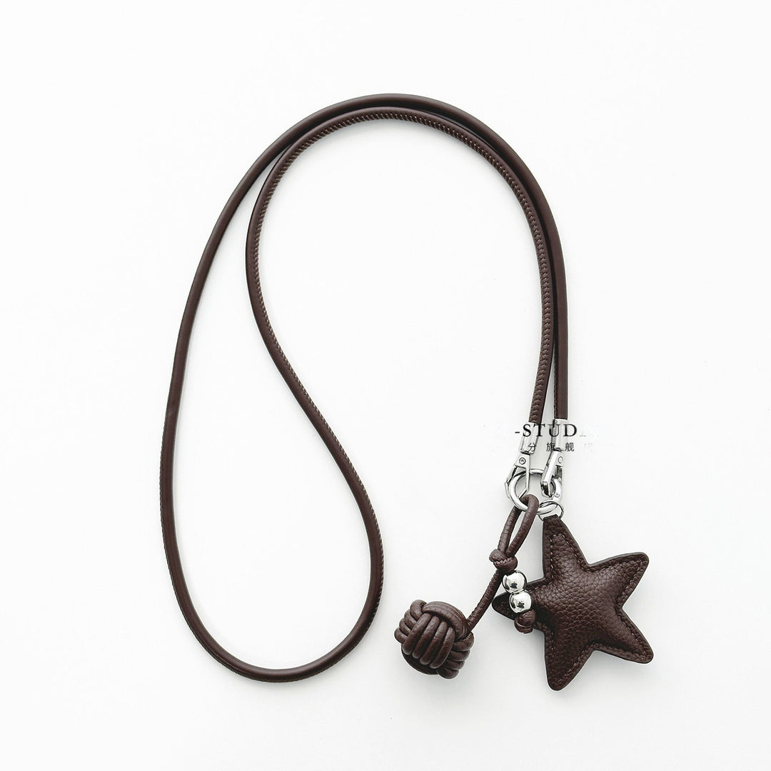 Sternförmige Leder-Handy-Lanyard Karnz