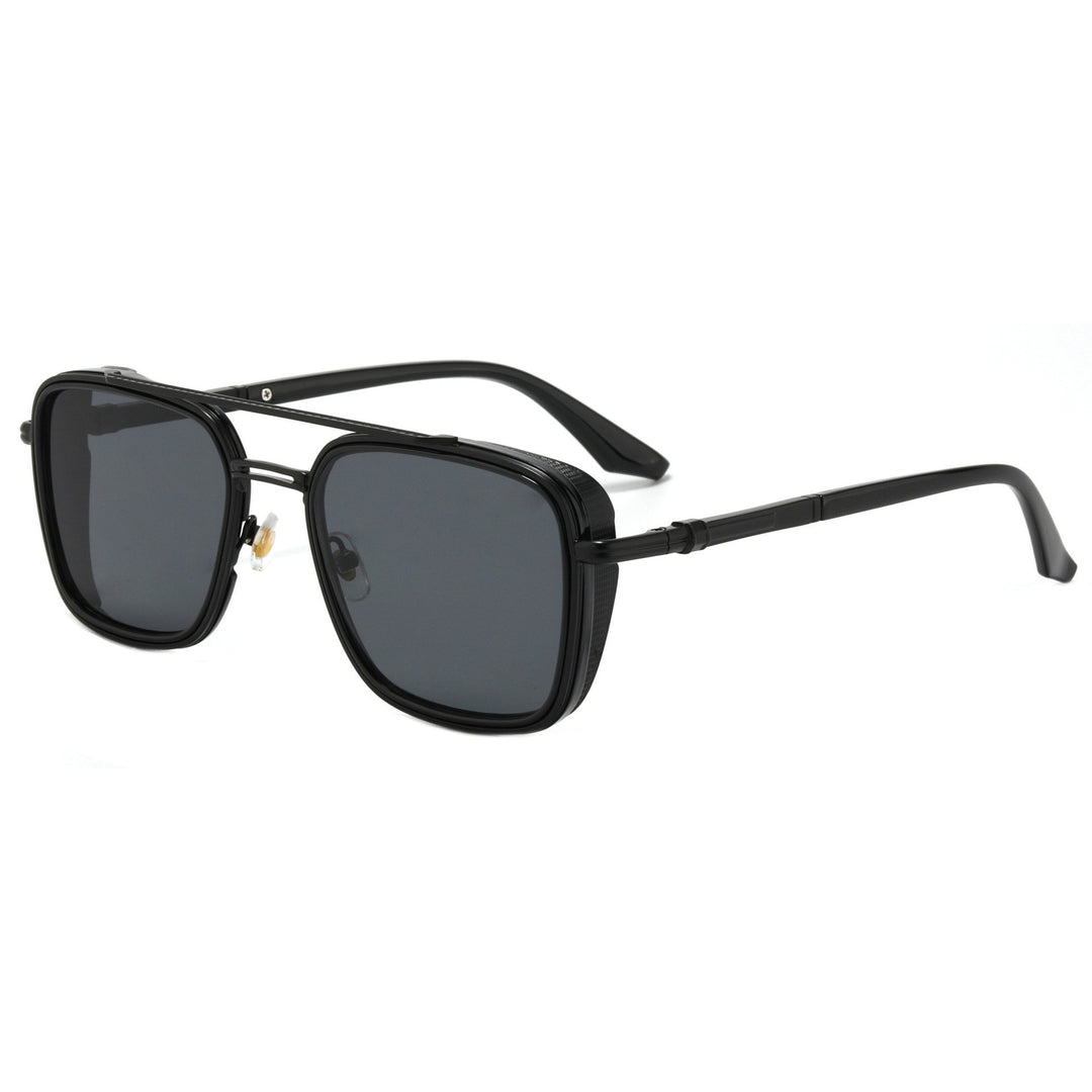Damen Modische oversized Sonnenbrille mit luxuriösen Akzenten Karnz