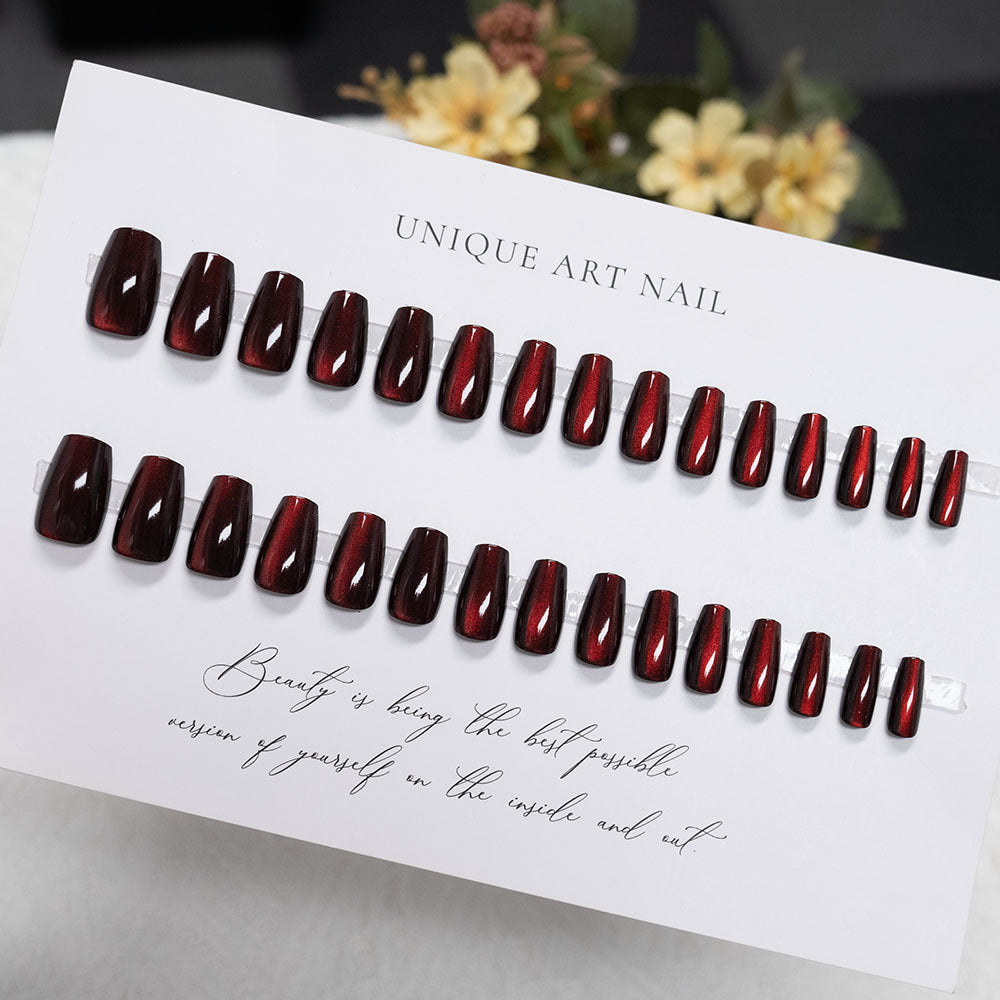 Glänzendes Acryl Press-On Nagel Set