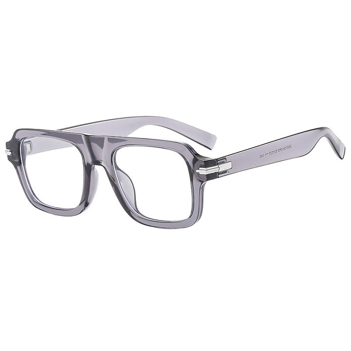 Damen Designer-Sonnenbrille mit modernem eckigen Rahmen und polarisierten Gläsern Karnz