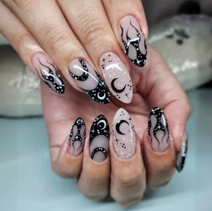 Künstlerische mondthemen Nagelkunst Verbesserungen Karnz