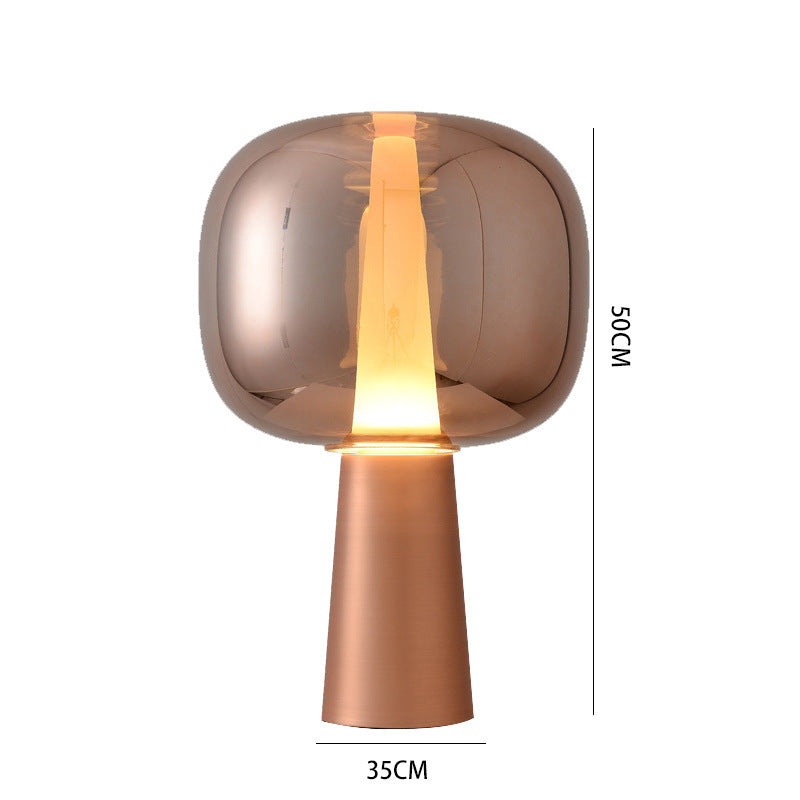 Moderne Minimalistische Stehlampe mit Transparentem Sockel