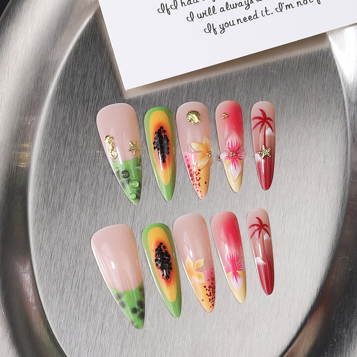 Tropische Nagelkunst Tipps Karnz