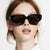 Damen Modische Sonnenbrille im innovativen polygonalen Design Karnz
