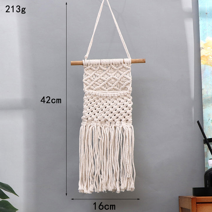 Macrame Wandbehang Dekor Karnz