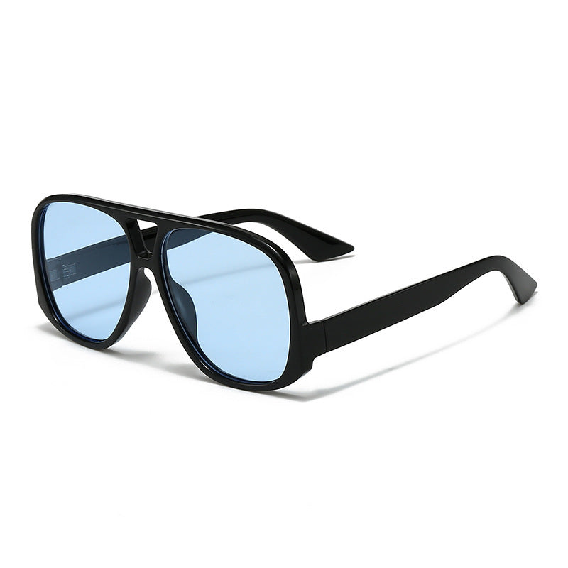 Damen trendige oversized Sonnenbrille im modernen Schildkrötenmuster Karnz